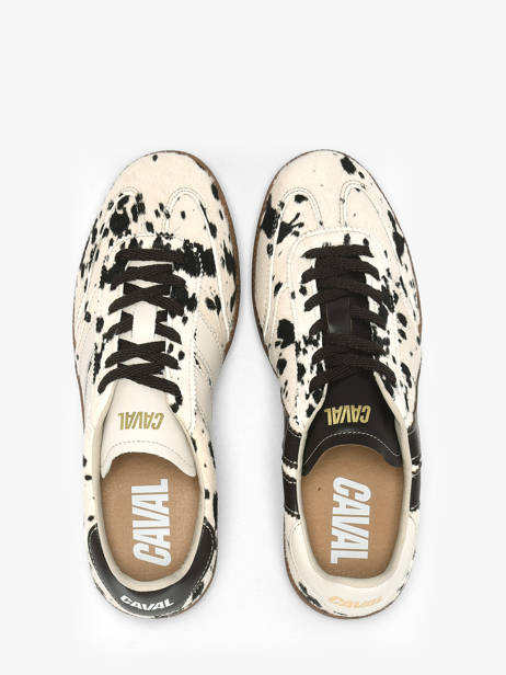 Sneakers Uit Leder Caval Beige women BAPULS97 ander zicht 3