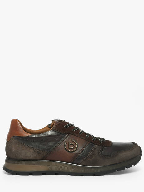 Sneakers Uit Leder Bugatti Grijs men 331APA04