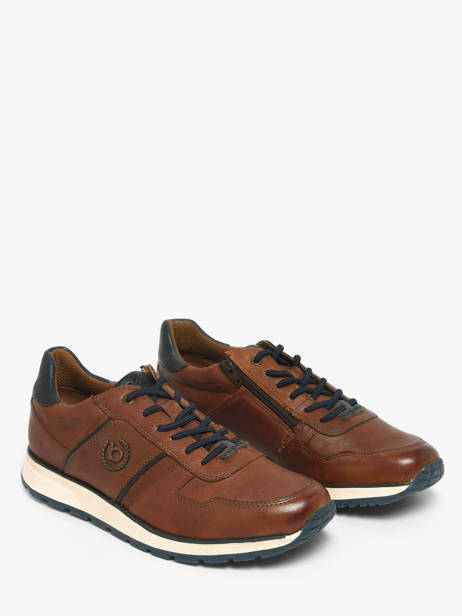 Sneakers Uit Leder Bugatti Bruin men 331APA03 ander zicht 1