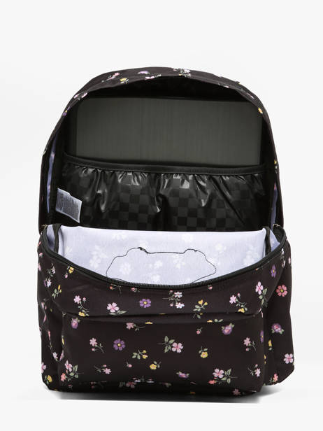 Rugzak 1 Compartiment Vans Zwart backpack VN000H4Y ander zicht 3