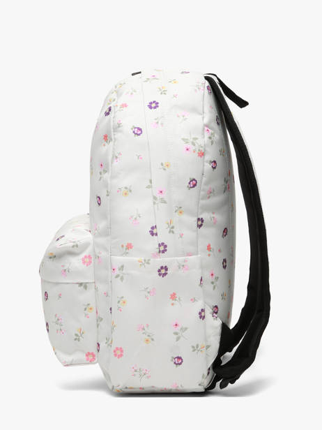 Rugzak 1 Compartiment Vans Wit backpack VN000H4W ander zicht 2