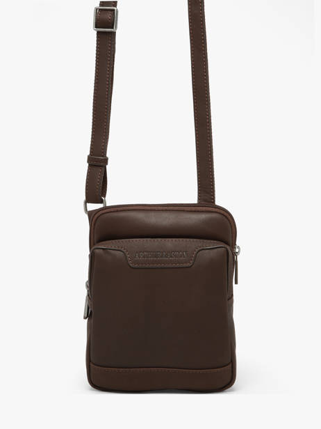 Cross Body Tas Arthur & aston Bruin arsene 6 ander zicht 1