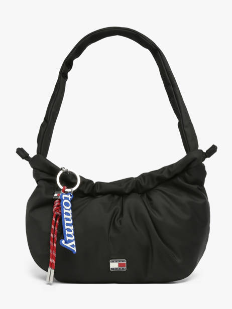 Schoudertassen Tjw Icon Gerecycleerd Polyester Tommy hilfiger Zwart tjw icon AW18780