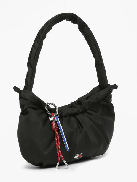 Schoudertassen Tjw Icon Gerecycleerd Polyester Tommy hilfiger Zwart tjw icon AW18780 ander zicht 1