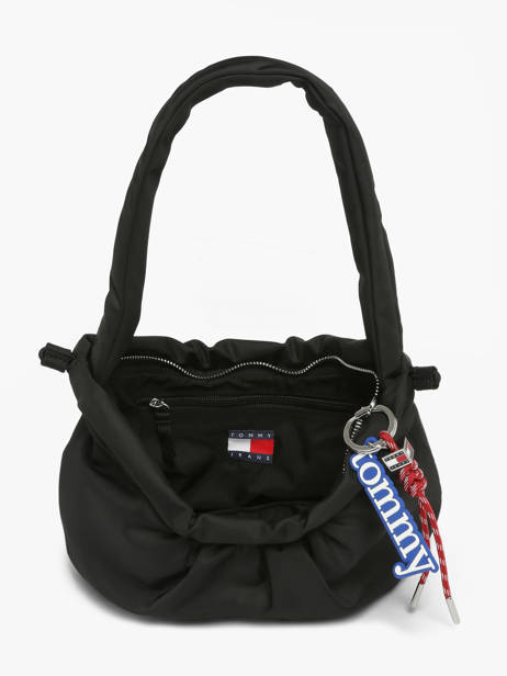 Schoudertassen Tjw Icon Gerecycleerd Polyester Tommy hilfiger Zwart tjw icon AW18780 ander zicht 2