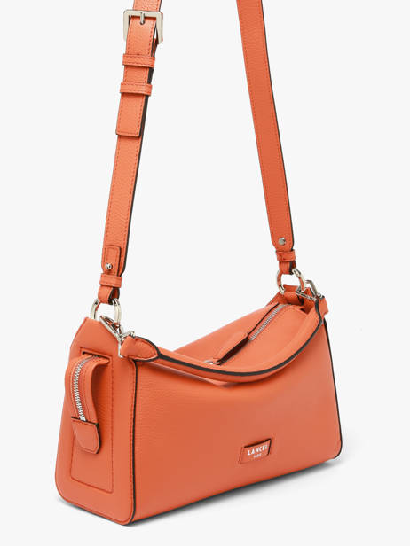 Cross Body Tas Louison Leder Lancel Oranje louison A14227 ander zicht 1