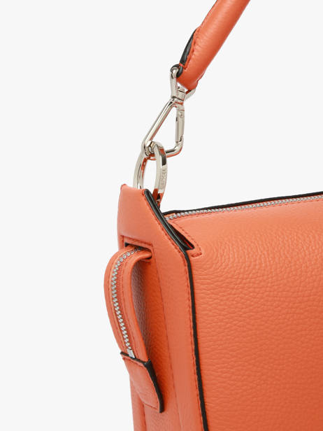 Cross Body Tas Louison Leder Lancel Oranje louison A14227 ander zicht 2