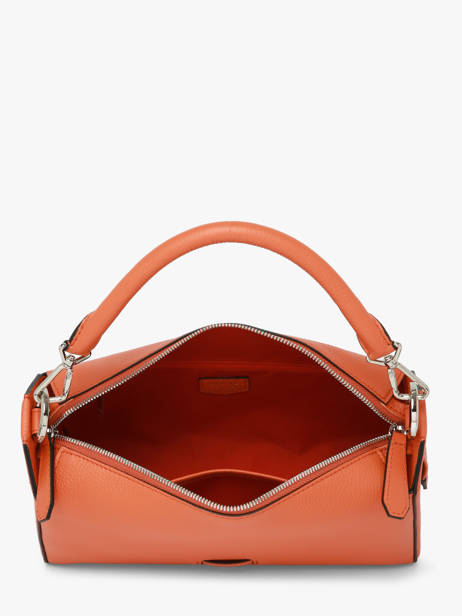 Cross Body Tas Louison Leder Lancel Oranje louison A14227 ander zicht 3