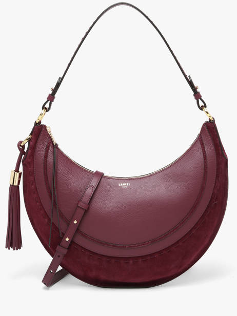 Schoudertas Hoboheme Lancel Violet hoboheme A14219