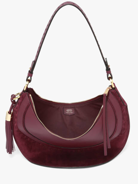 Schoudertas Hoboheme Lancel Violet hoboheme A14219 ander zicht 3