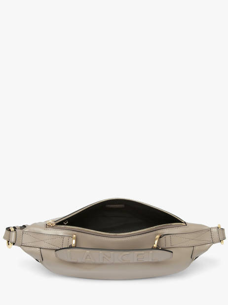 Cross Body Tas S Origami Leder Lancel Grijs origami A12527 ander zicht 4