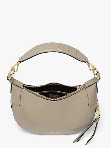 Cross Body Tas Origami Leder Lancel Grijs origami A13313 ander zicht 3