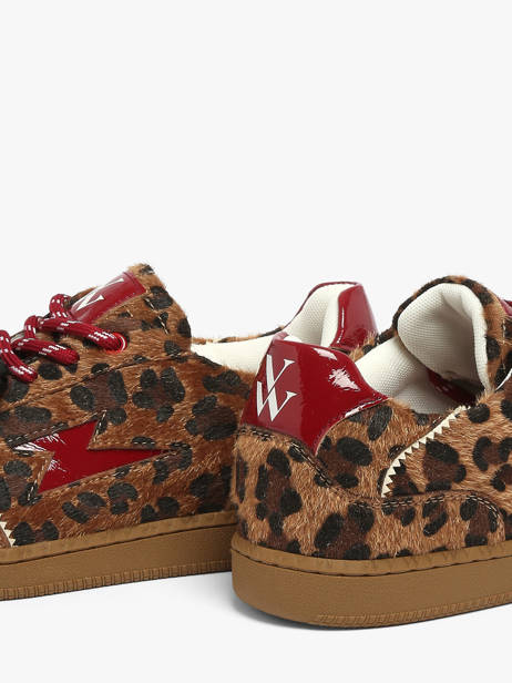 Sneakers Vanessa wu Bruin women BK2822LP ander zicht 2