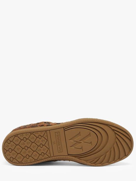 Sneakers Vanessa wu Bruin women BK2822LP ander zicht 4