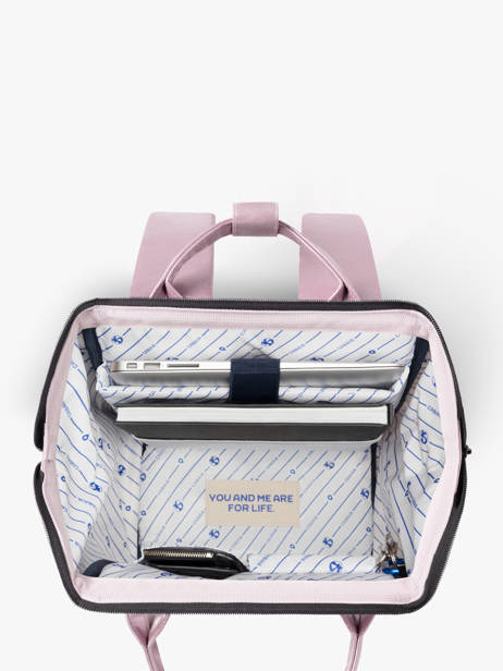 Adventurer Medium - Personaliseerbare Rugzak Cabaia Roze adventurer BAGS ander zicht 4