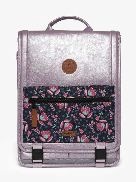 Rugzak 2 Compartimenten Cabaia Violet school L ander zicht 2