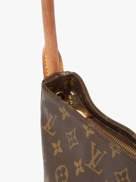 Schoudertas Second Life Louis vuitton Bruin second life LM1021 ander zicht 3