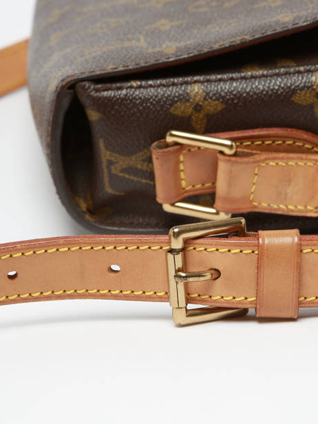 Cross Body Tas Second Life Louis vuitton Bruin second life M51242 ander zicht 4