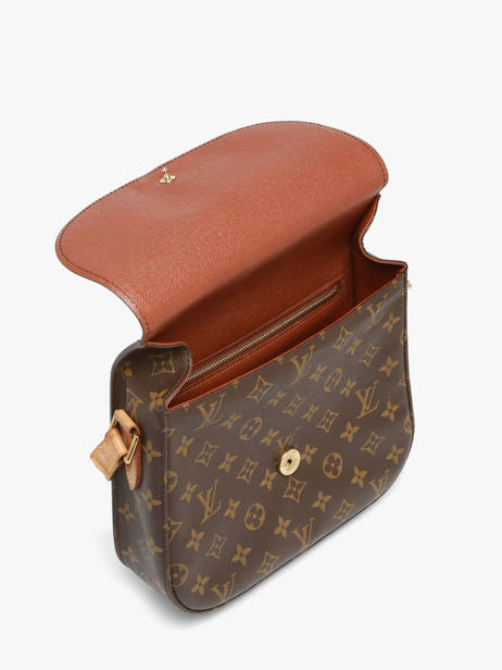 Cross Body Tas Second Life Louis vuitton Bruin second life M51242 ander zicht 5