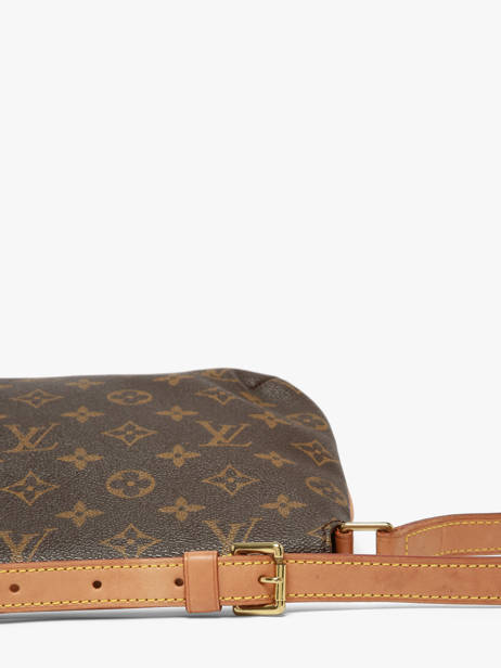Schoudertas Second Life Louis vuitton Bruin second life SP0090 ander zicht 4