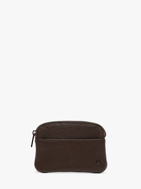 Portemonnee Leder Madras Etrier Bruin madras EMAD339