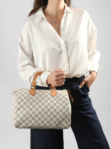 Handtassen Second Life Louis vuitton Blauw second life DU1098 ander zicht 1