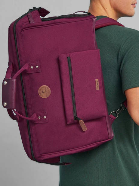 Reistas Voor Cabine Rugzak Travel Cabaia Rood travel DUFFV2 ander zicht 1