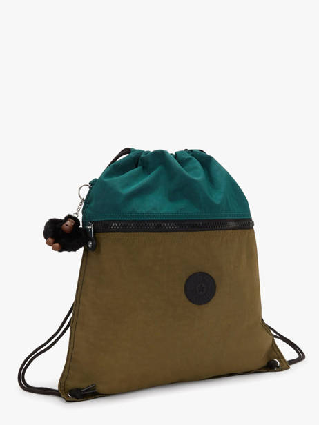 Rugzak Kipling Groen back to school K09487 ander zicht 2