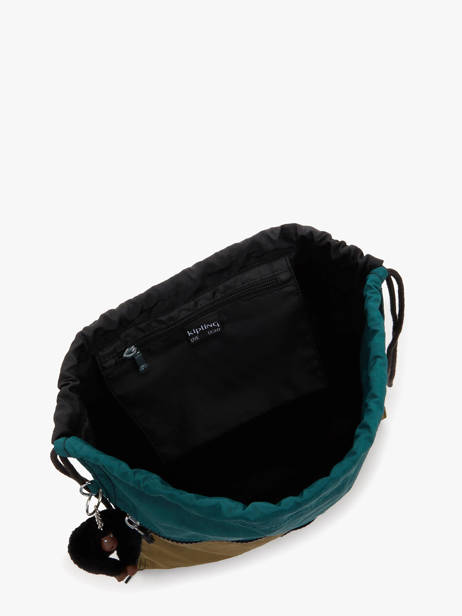 Rugzak Kipling Groen back to school K09487 ander zicht 3