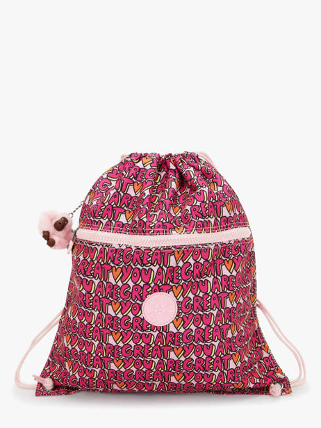 Sporttas Supertaboo Kipling Roze back to school KI5637