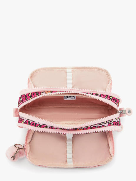 Pennenzak 3 Compartimenten Back To School Kipling Roze back to school KI3560 ander zicht 1
