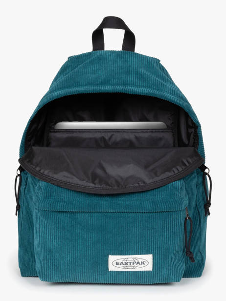 Rugzak Eastpak Blauw mono ribs A5BG4RIB ander zicht 1