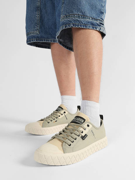 Sneakers Palladium Groen men 4634230 ander zicht 1