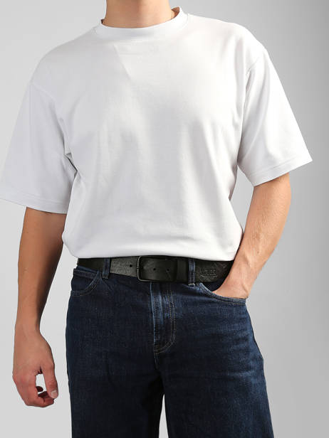 Herenriem Lingo Leder Von dutch Zwart belt LINGO ander zicht 1