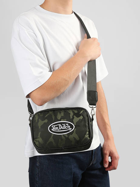 Cross Body Tas Mell Nylon Von dutch Groen bags MELL ander zicht 1