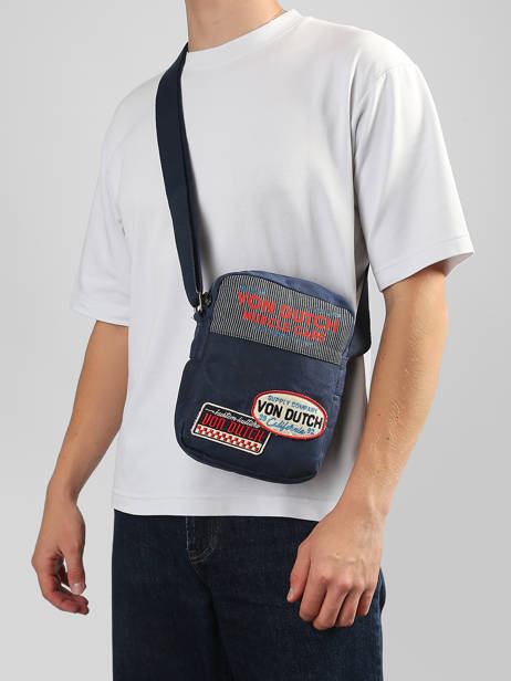 Cross Body Tas Von dutch Blauw bags ONYX ander zicht 1