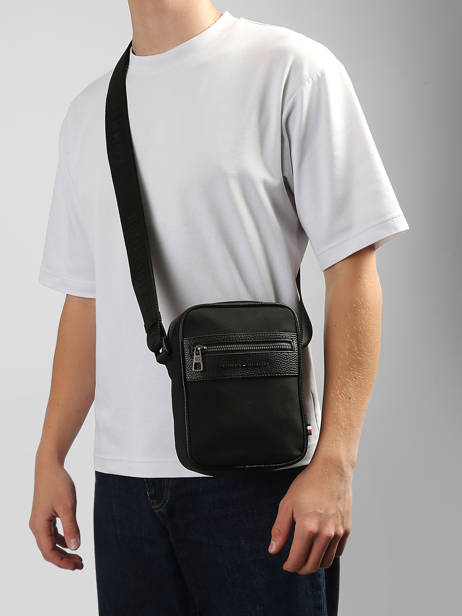 Cross Body Tas Tommy hilfiger Zwart th repreve AM14448 ander zicht 1