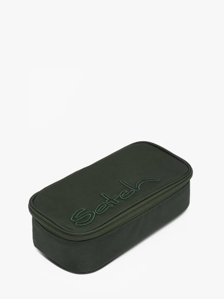 Pennenzak 1 Compartiment Satch Groen pencil case 1203 ander zicht 1