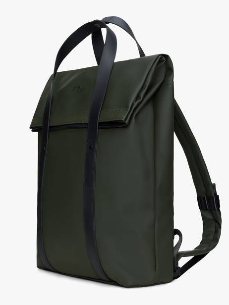 2 Way Tote Backpack - Rugzak Rains Groen city 12940 ander zicht 2