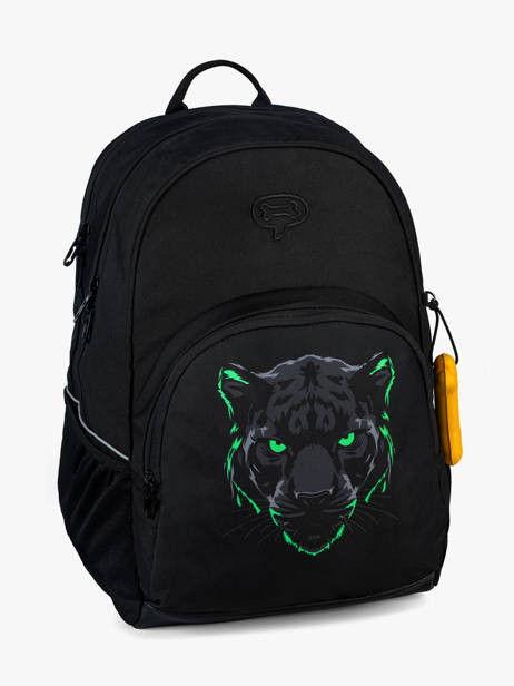 Rugzak Aspen 3.0 Boys Stones and bones Zwart boys B ander zicht 2