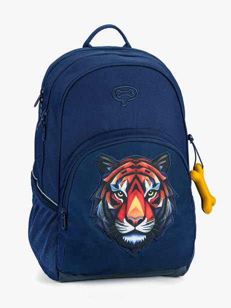 Rugzak Aspen 3.0 Boys Stones and bones Blauw boys B ander zicht 2