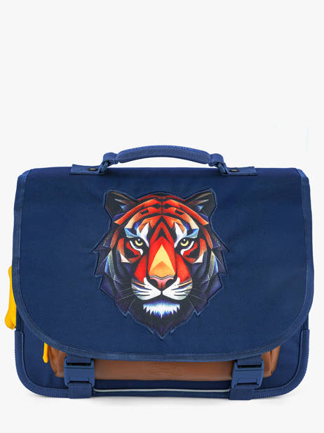 Boekentas 2 Compartimenten Stones and bones Blauw boys B