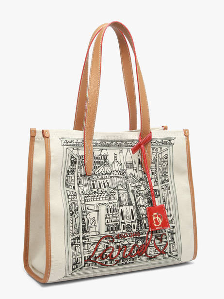 Schoudertas 150 Ans Lancel Beige 150 ans A14390 ander zicht 1