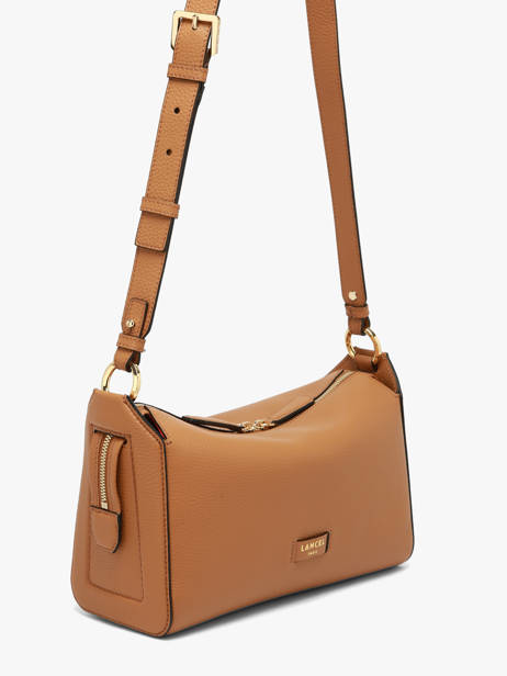 Cross Body Tas Louison Leder Lancel Bruin louison A14227 ander zicht 2