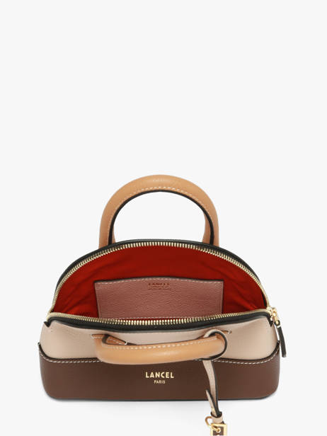 Cross Body Tas Belleville Leder Lancel Beige belleville A14328 ander zicht 3