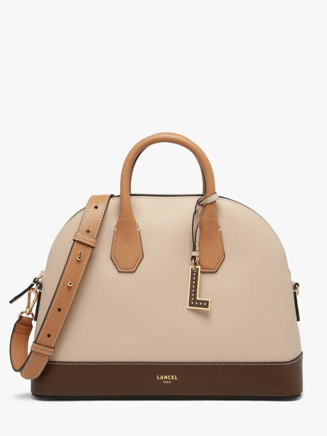 Handtas Belleville Leder Lancel Beige belleville A14329