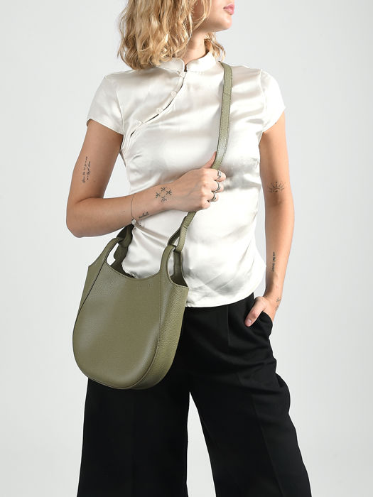 Longchamp Le foulonné Cross bodytas Groen
