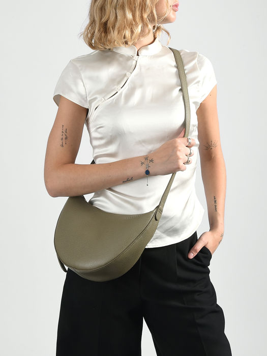 Longchamp Le foulonné Cross bodytas Groen