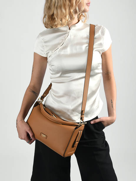 Cross Body Tas Louison Leder Lancel Bruin louison A14227 ander zicht 1