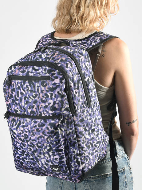 Rugzak 3 Compartimenten Roxy Violet back to school RJBP4885 ander zicht 1
